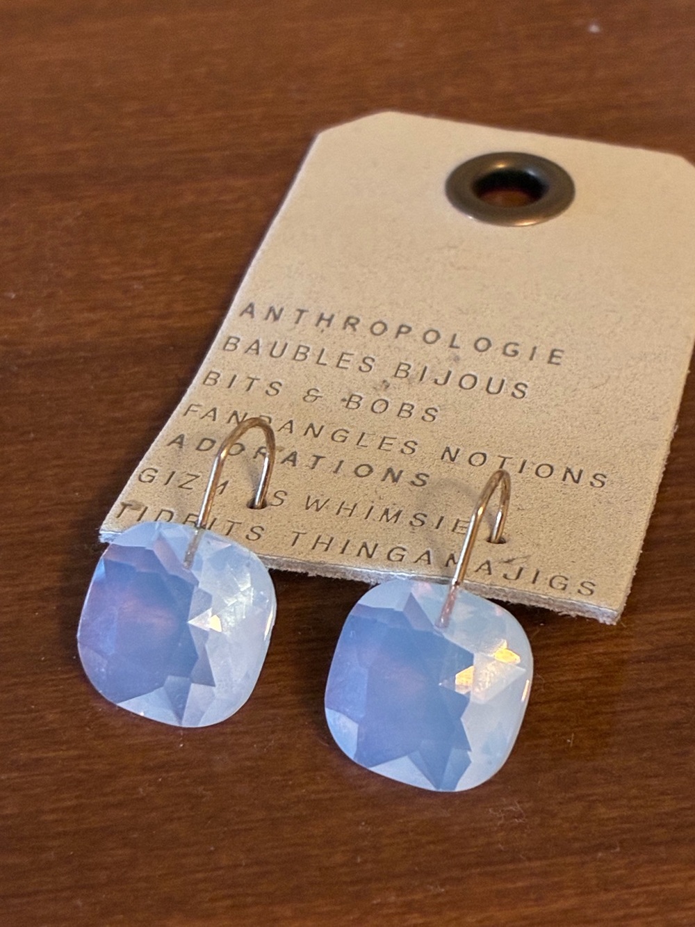 Anthropologie Floating Crystal Earrings - Picture 2 of 3